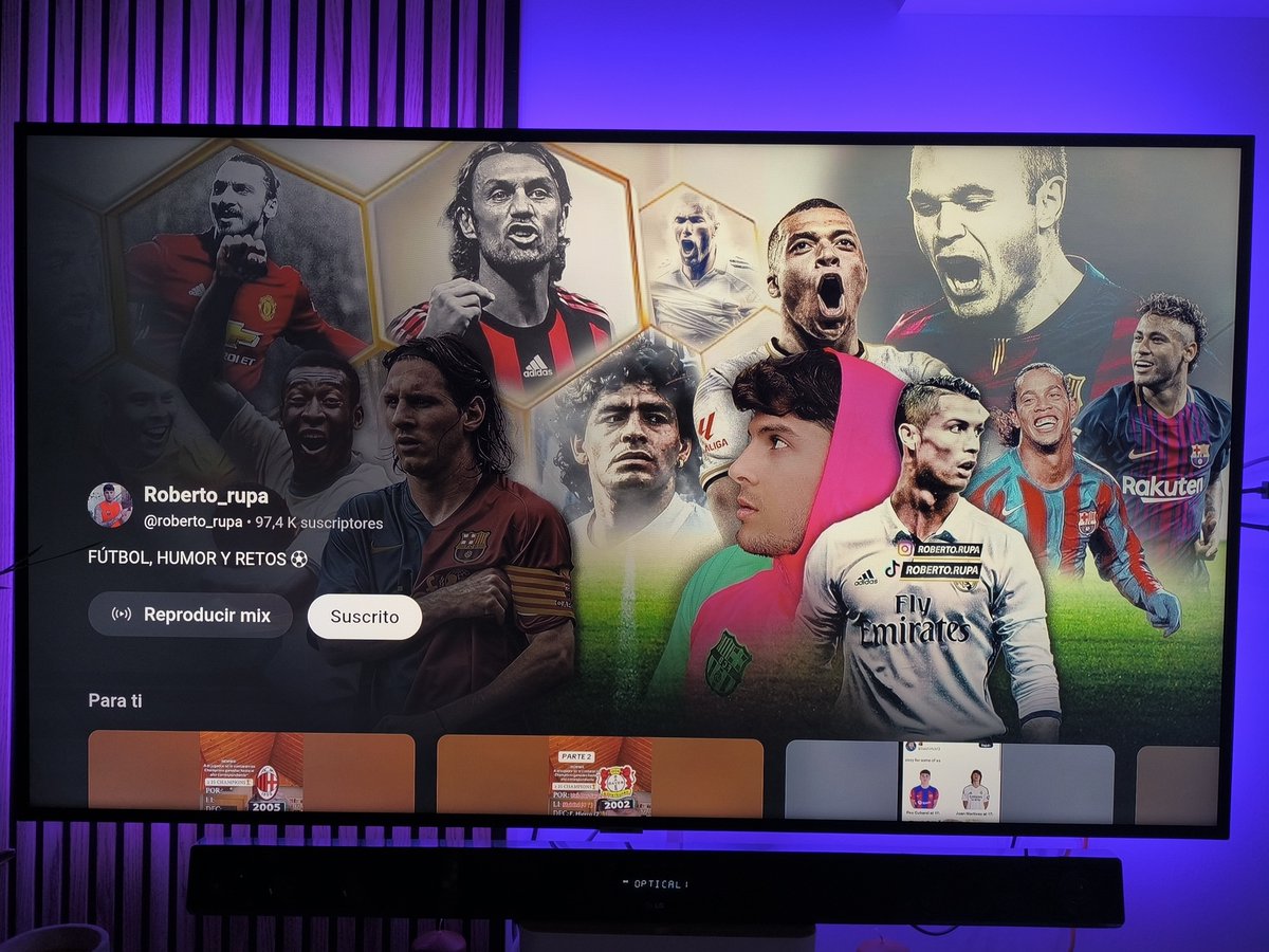 Nuevo banner para #YouTube , vestimos a <a href="/roberto_rupa/">roberto.rupa</a> para todos los dispositivos, movil, pc y smart TV😊