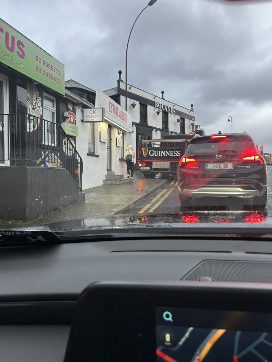 ⁦<a href="/GuinnessIreland/">Guinness Ireland</a>⁩ 09:00 this morning parked on a corner blocking the footpath and limiting visibility for drivers at the junction nobody in the cab or around the vehicle. Do you train  or monitor drivers ?