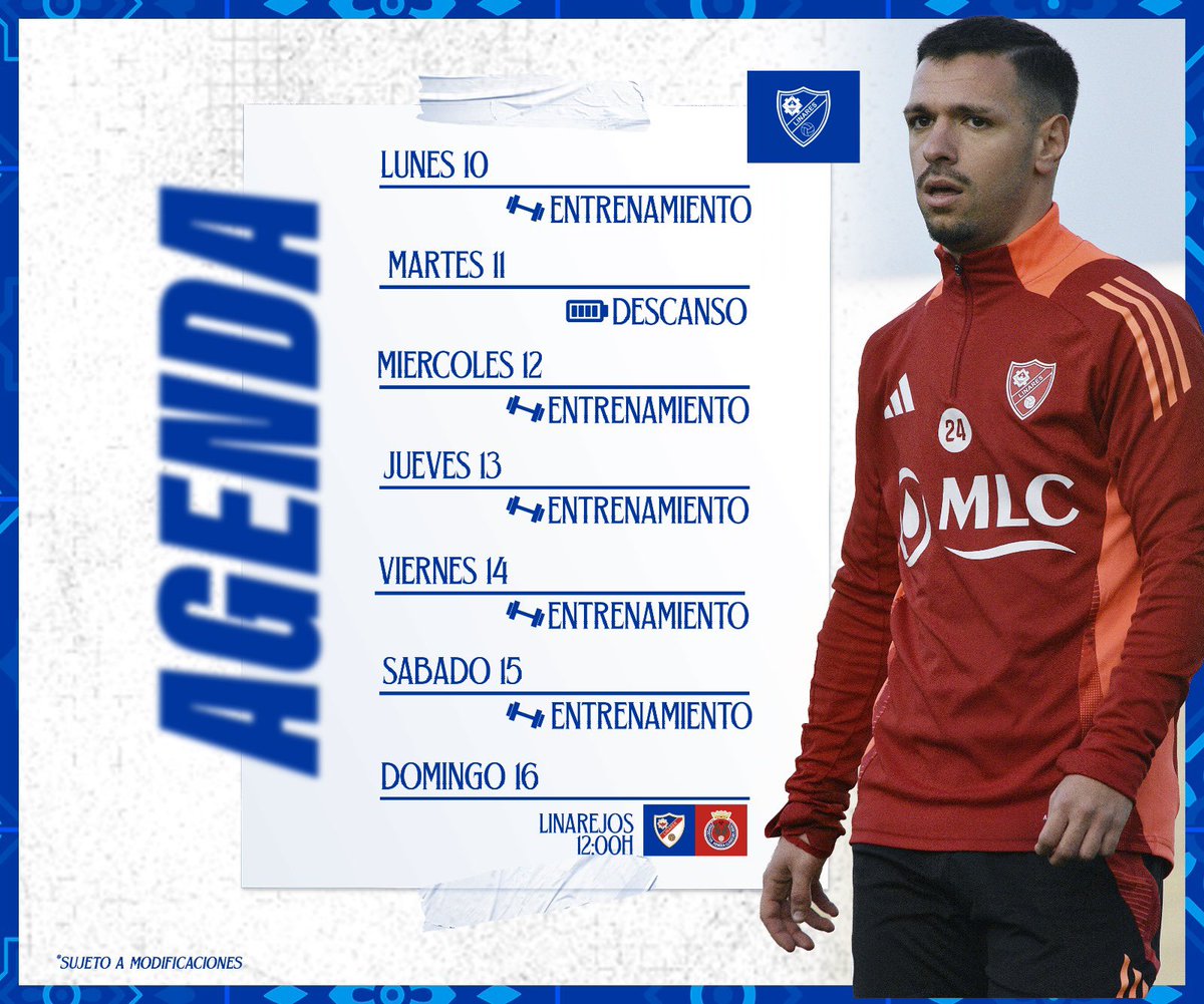 Linares Deportivo 💙⚒ (@linares_dptvo) on Twitter photo 🔵 PLAN DE ENTRENAMIENTOS
¡A seguir trabajando y a hacer bueno el punto conseguido ayer! ⚽️🙌🏼
¡A por la <a href="/DeportivaMinera/">Club Deportiva Minera</a>! 💪
#LinaresMinera
#UnSentimientoInalterable 💙 🔵 PLAN DE ENTRENAMIENTOS
¡A seguir trabajando y a hacer bueno el punto conseguido ayer! ⚽️🙌🏼
¡A por la <a href="/DeportivaMinera/">Club Deportiva Minera</a>! 💪
#LinaresMinera
#UnSentimientoInalterable 💙