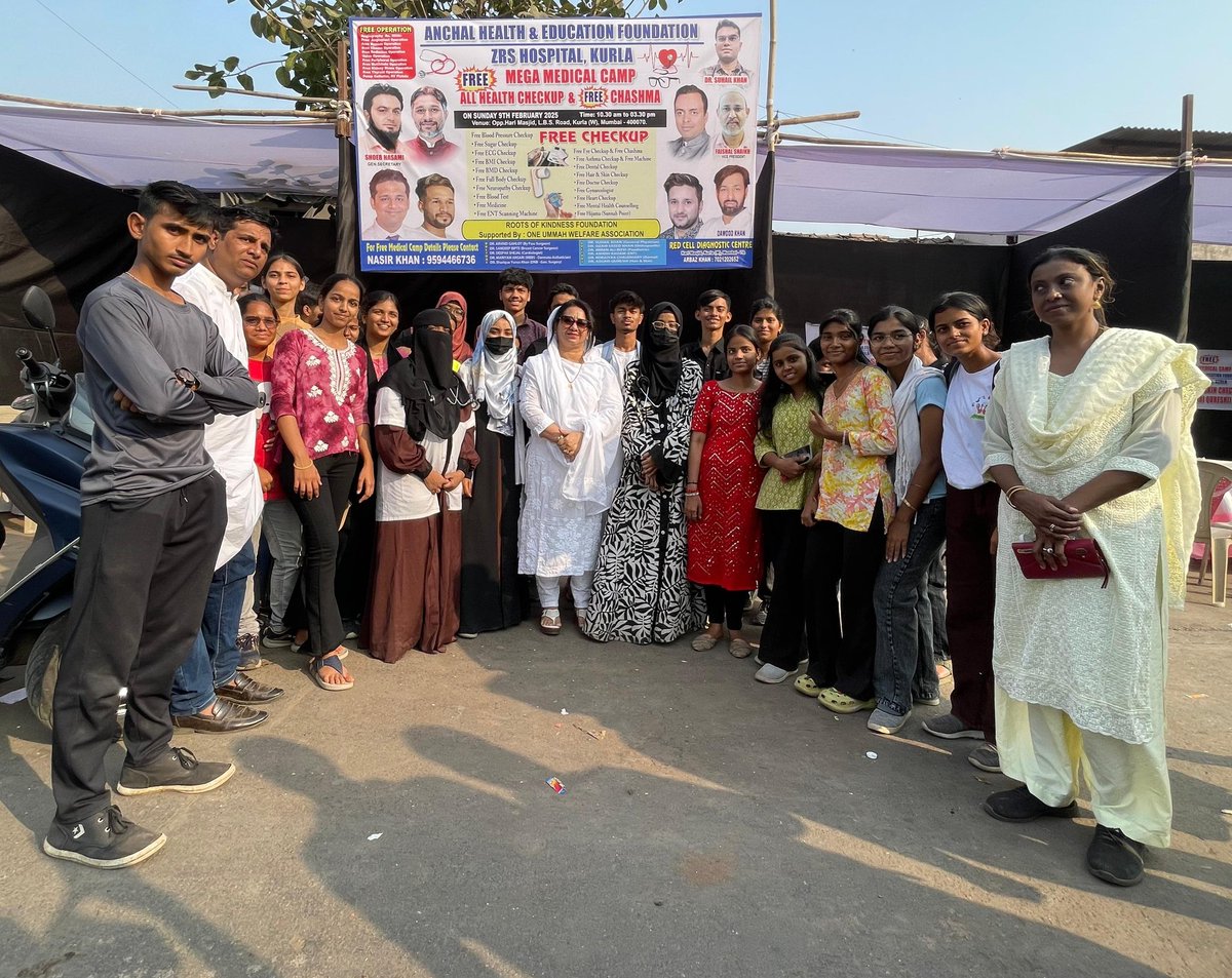 rootofkindness's tweet photo. FREE MEGA MEDICAL CAMP
All types of health care & free specs for everyone in Kurla ✨
Taking care of everyone who needs It
#healthcomesfirst #healthcare #free #medicalcamp #kurla #freecheckup https://t.co/9CBKioEHhP
