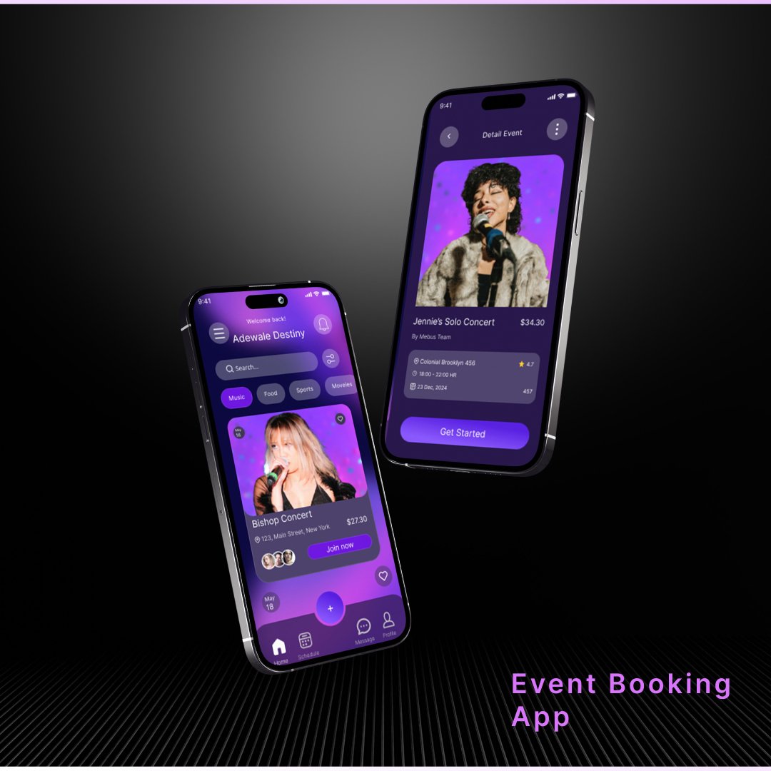 Wale_Destiny's tweet image. Day 5 of 30days UI challenge with @ux_thrive

Task: Event Booking App Design

It was fun designing these interfaces as it took me a while to achieve the mesh gradient effect. Every phase of this challenge pushes me to learn new things.

#UIUX
#30daysUIchallenge
#Eventbookingapp