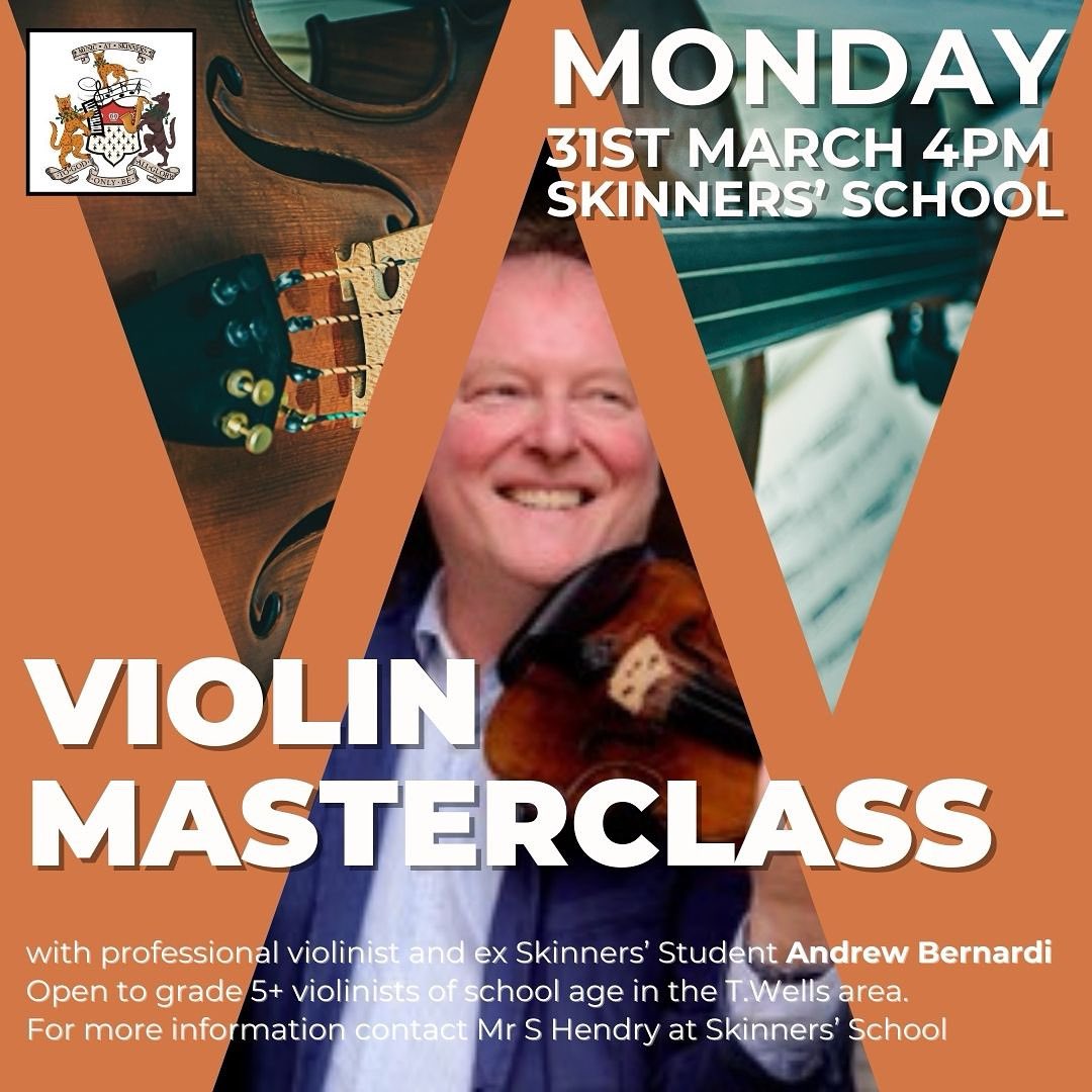 We’re lucky to have this opportunity for any school age violinists in the area from any school. Get in contact if you’d like to be involved.