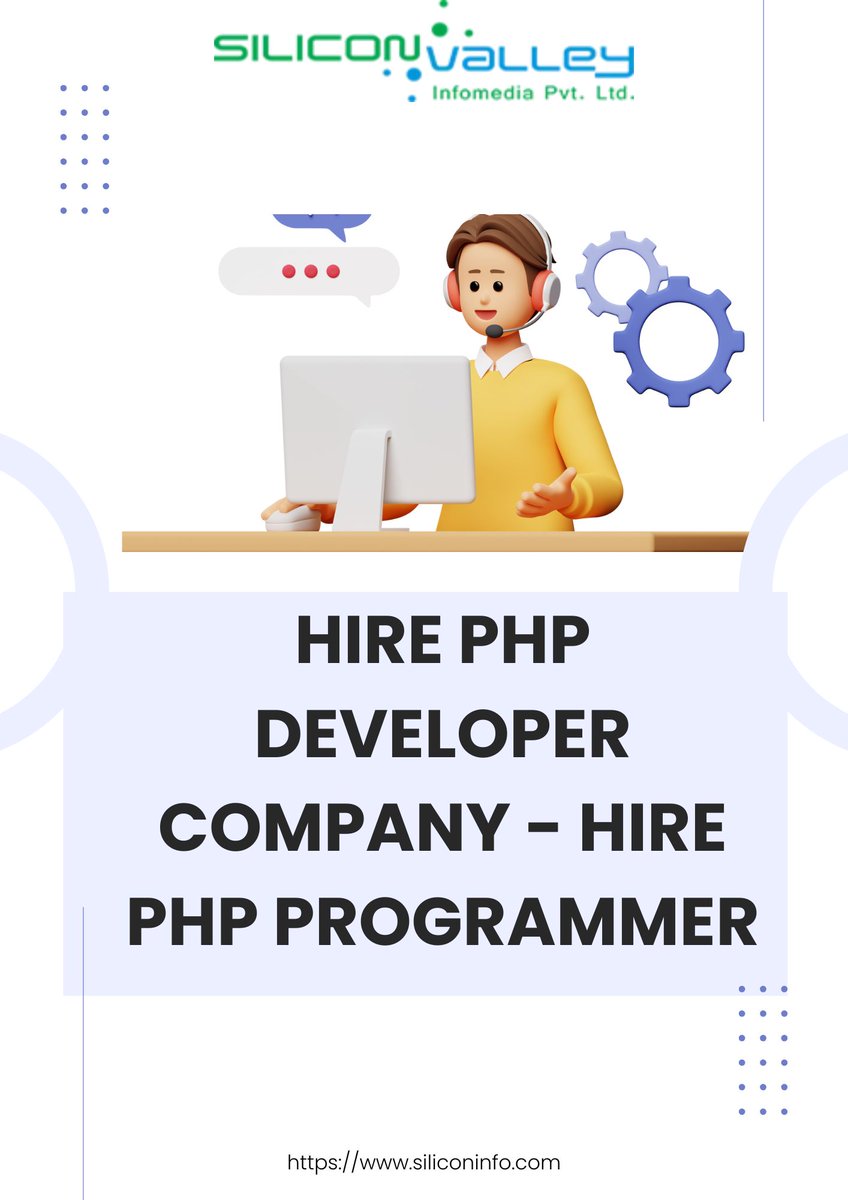 siliconweb17's tweet image. Looking to build a powerful web solution? Silicon Valley Infomedia is the leading Hire PHP Developer Company!Expert PHP Programmers,Design & Development. Hire PHP Programmer today & scale your business!
#PHPDeveloper #WebDevelopment #HirePHPProgrammer