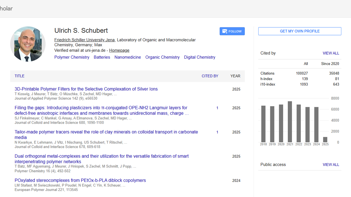 The Schubert Group - University of Jena tweet media