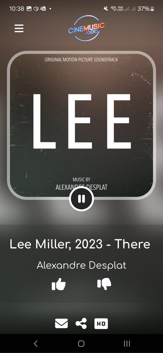 Cinemusic_Radio's tweet photo. J'écoute Alexandre Desplat - Lee Miller, 2023 - There Was Another Man sur CINEMUSIC Radio !
https://t.co/39vZDmdYsM #filmmusic #soundtrack #musiquedefilm #musiquedefilms #cinemusic #cinemusicradio #dabplus #dabplusfr #dabradio #katewinslet #lakeshorerecords https://t.co/CZ0RP9ENH1