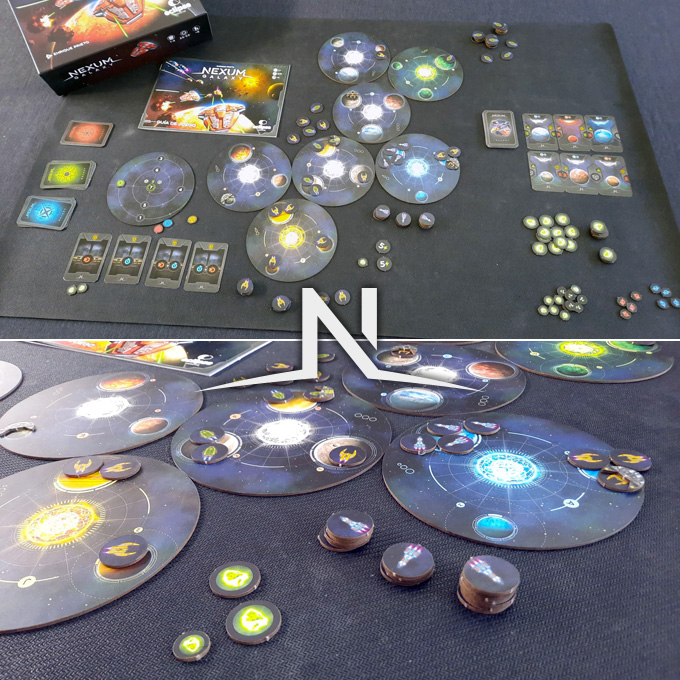 👾👾👾👾 Four alien races fight to control the galaxy
👽👽 Will your race be the winner? 👽👽
🚀🚀🚀 Nexum Galaxy, the space 4x!  🚀🚀🚀
dracoideas.com/shop/en/46-nex…
#Boardgames
#space
<a href="/EclipseEditoria/">Eclipse Editorial</a>