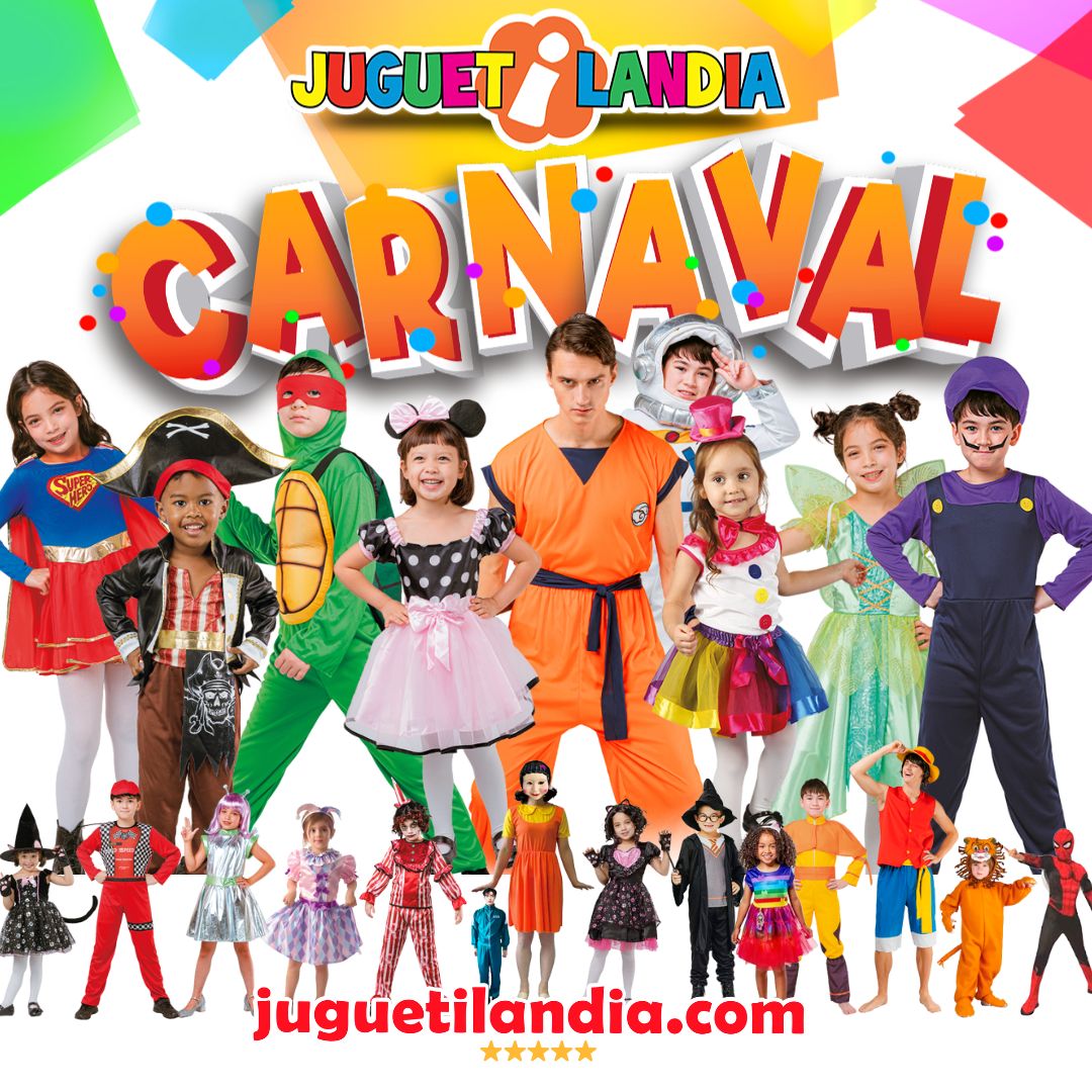 ¡Carnaval a la vista! 
Es hora de transformarte en tu personaje favorito. Encuentra el disfraz perfecto y que empiece la fiesta. 
#carnaval #carnavales2025 #disfraces