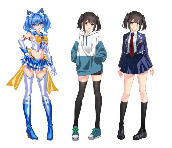 フェレスティアショコラさん、制服差分も追加です。 