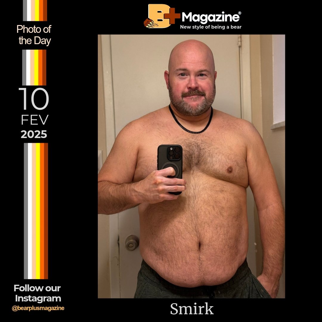Bear Plus Magazine 
Photo of the Day 
February  10
Would you like to be featured for a day? You must send a photo via inbox and write "Photo of the day", remembering that the photo must show at least your bare belly and chest(We do not accept nude or sexually suggestive photos