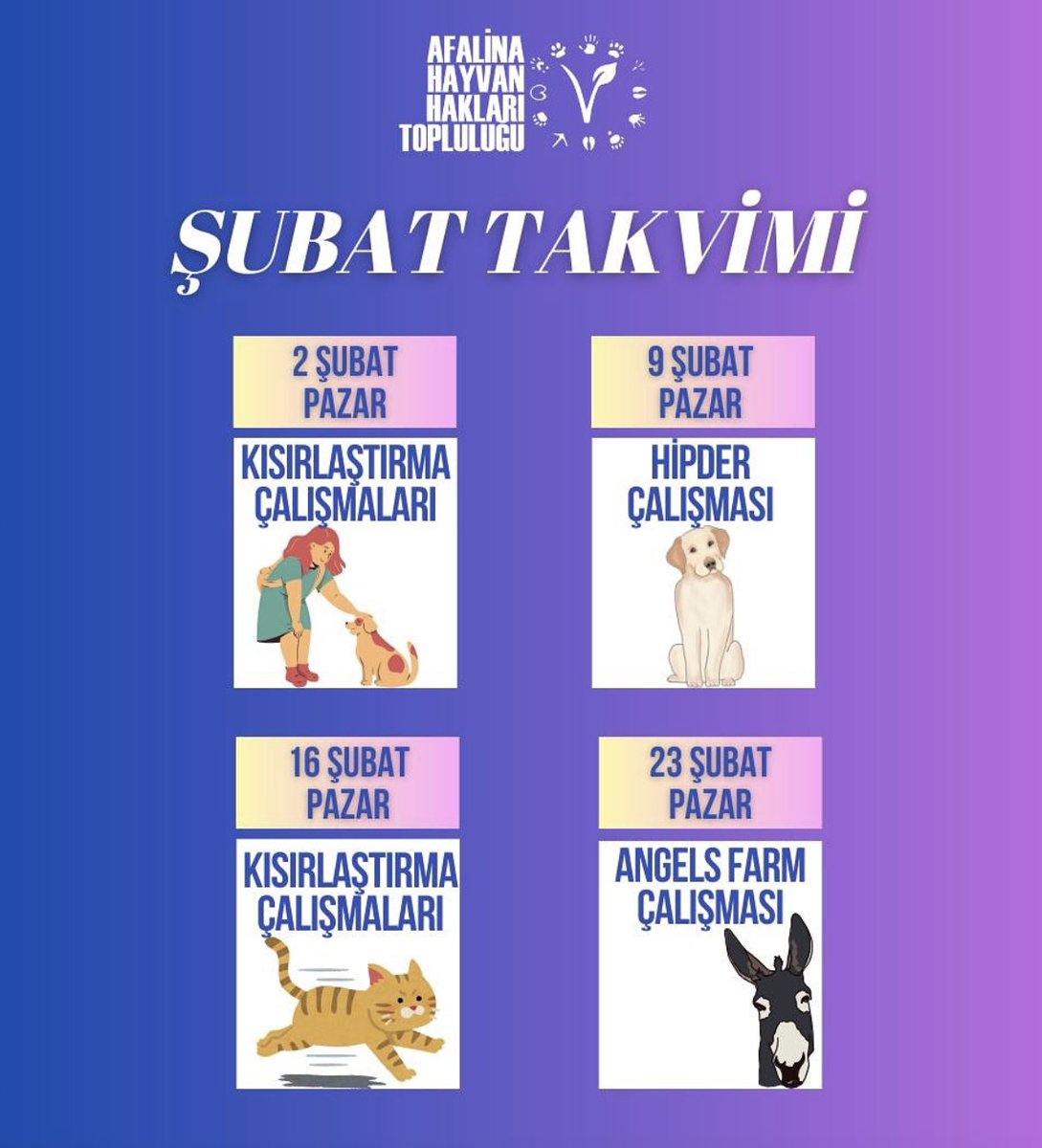 🗓️ 🐝 Yine dolu dolu geçirdiğimiz ve tüm türden dostlarımızın hayatlarına dokunmaya çalıştığımız etkinliklerimizle sizlerle buluşuyoruz. Etkinliklerle ilgili bilgi almak için DM'den ulaşabilirsiniz.