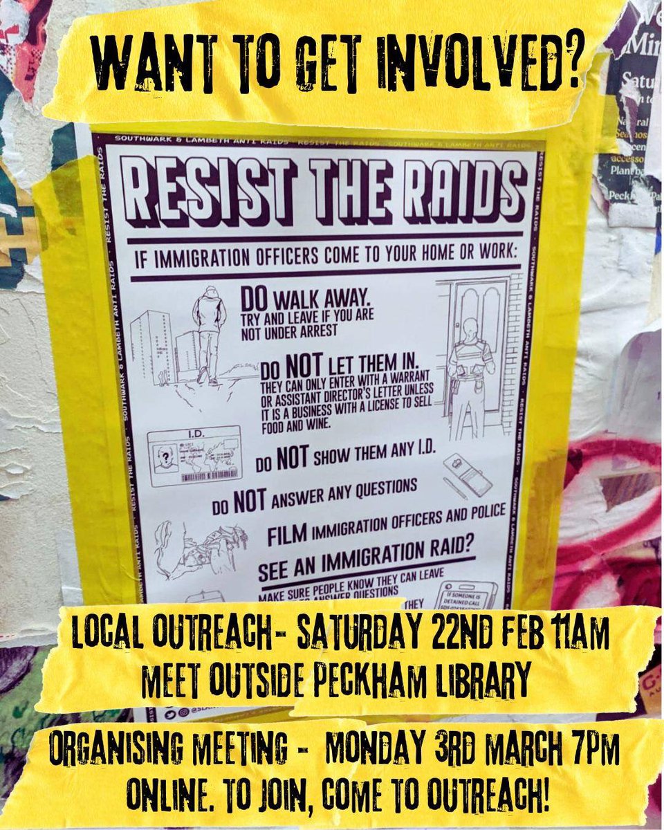 Labour continue to pander to far-right rhetoric, bragging about their racist immigration raids and deportations and promising to expand raids to ‘larger’ workplaces. 

We must organise in our communities to protect eachother .