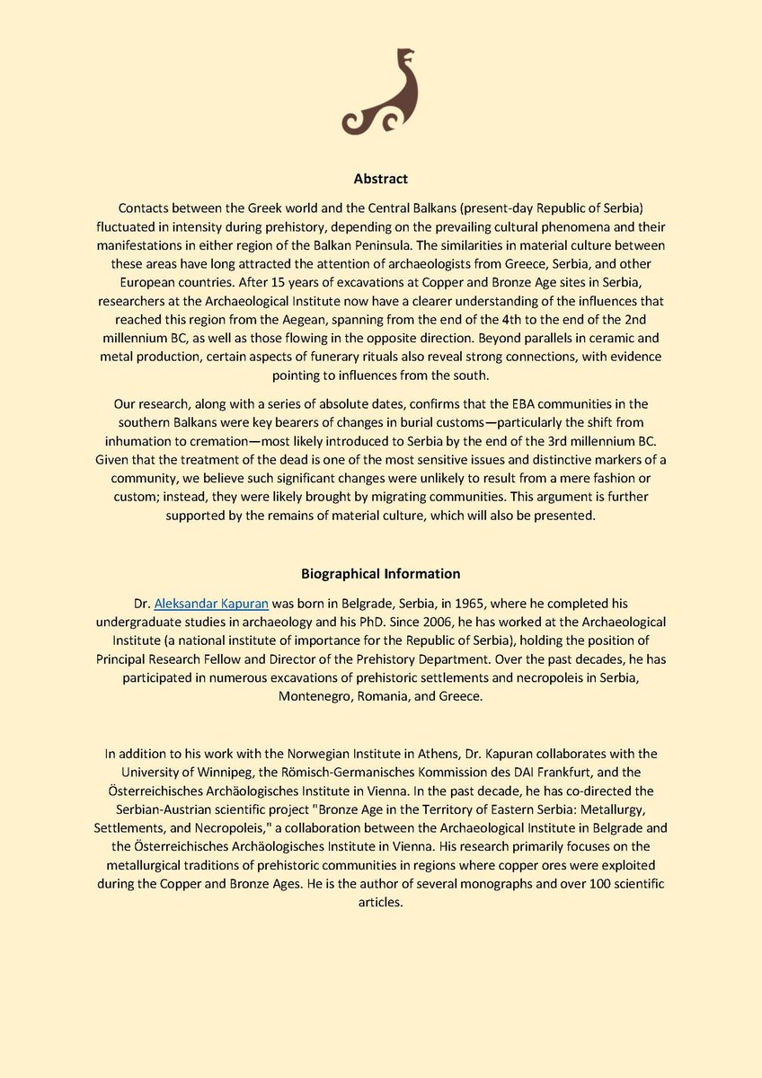 Norwegian Institute at Athens tweet media