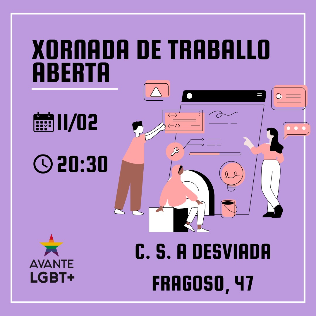 Mañá xuntámonos para organizar algunhas cousiñas!! Se queres participar, achégate polo noso local e colabora!