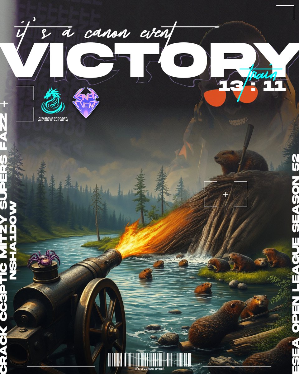 Canon Event (@canoneventcs) on Twitter photo The beaver's dam has fallen
Canon Event 13 : 11 <a href="/BlazingBeaverz/">Blazing Beavers</a>
Put that one in the movie
#ESEA #CanonEvent The beaver's dam has fallen
Canon Event 13 : 11 <a href="/BlazingBeaverz/">Blazing Beavers</a>
Put that one in the movie
#ESEA #CanonEvent