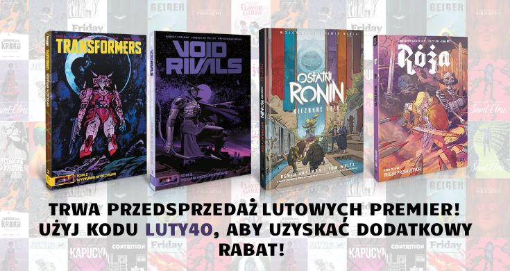 NAGLECOMICS's tweet image. ❗️🔥❗️ Ruszyliśmy z przedsprzedażą lutowych premier! Do 25.02 godz. 23:59 aktywny pozostaje kupon zniżkowy LUTY40. Dla prawdziwych fanów mamy też bonus - wyjątkowe naklejki! Koniecznie sprawdźcie co i jak! #komiksy #książki #transformers #TMNT #naglecomics #sztuka #kultura