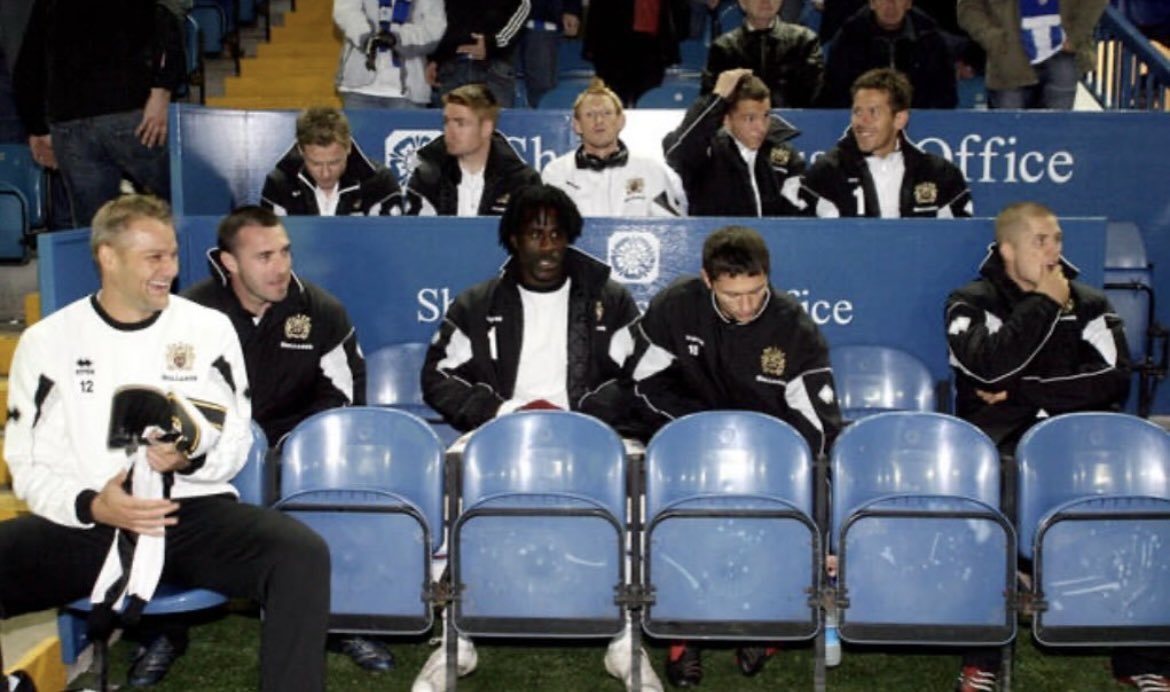 What a group of players - Alan Mahon -James O’Connor - Me - Jay Rodriguez - John Harley - Brian Jensen - David Unsworth - Ade Akinbiyi - John Spicer - Joey Gudjonson ⚽️ Burnley days UTC