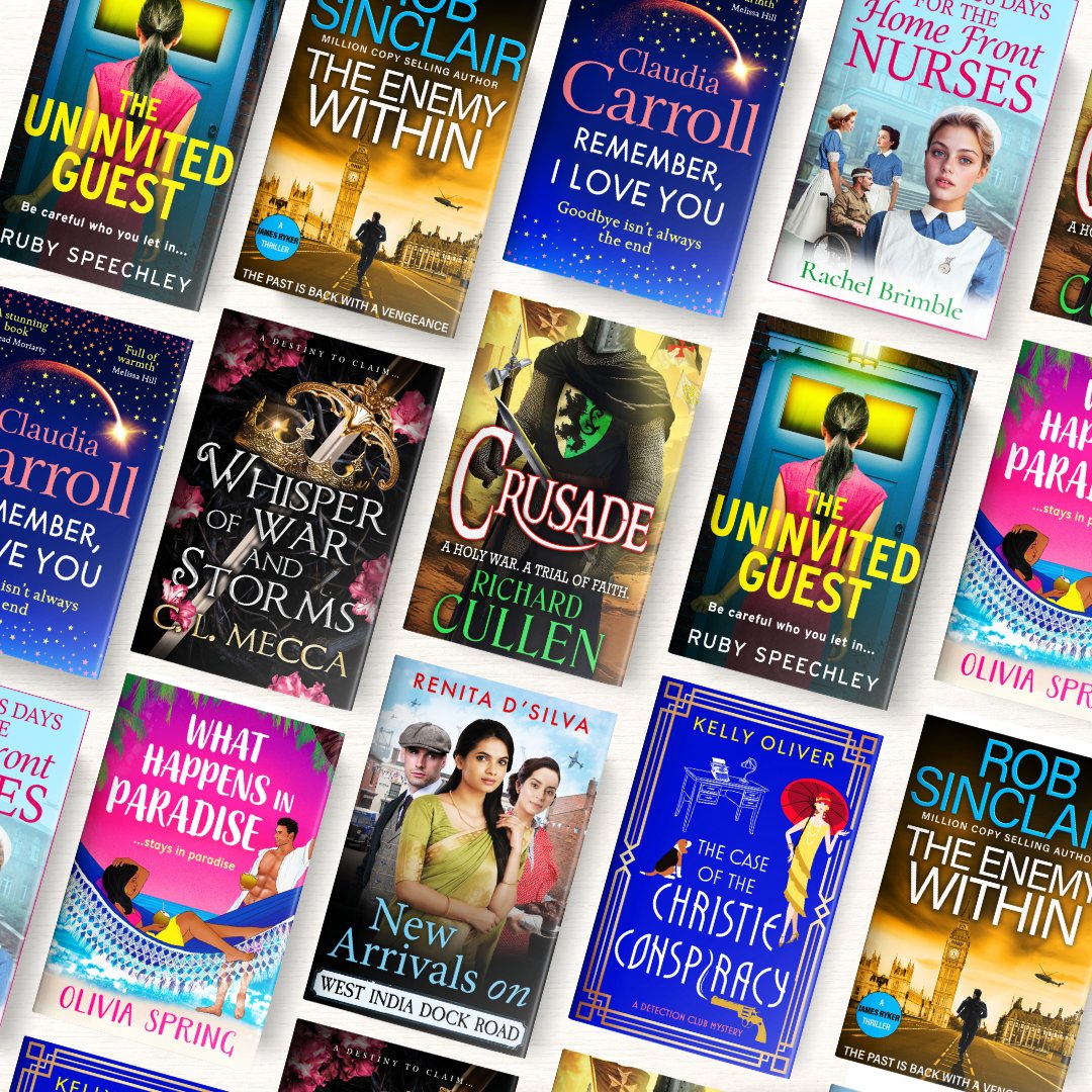 Boldwood Books (@boldwoodbooks) on Twitter photo ✨ OUT THIS WEEK ✨
We're so excited to be publishing these brilliant books from <a href="/rich4ord/">R•S•FORD/RICHARD CULLEN</a>, <a href="/rubyspeechley/">Ruby Speechley</a>, C.L. Mecca, <a href="/carrollclaudia/">claudia carroll</a>, <a href="/RenitaDSilva/">Renita D'Silva</a>, <a href="/RachelBrimble/">Rachel Brimble - THE HOME FRONT NURSES</a>, <a href="/ospringauthor/">Olivia Spring</a>, <a href="/rsinclairauthor/">Rob Sinclair</a> and <a href="/KellyOliverBook/">Kelly Oliver</a> this week!📚
➡️ Pre-order here: amzn.to/3xYtIvH ✨ OUT THIS WEEK ✨
We're so excited to be publishing these brilliant books from <a href="/rich4ord/">R•S•FORD/RICHARD CULLEN</a>, <a href="/rubyspeechley/">Ruby Speechley</a>, C.L. Mecca, <a href="/carrollclaudia/">claudia carroll</a>, <a href="/RenitaDSilva/">Renita D'Silva</a>, <a href="/RachelBrimble/">Rachel Brimble - THE HOME FRONT NURSES</a>, <a href="/ospringauthor/">Olivia Spring</a>, <a href="/rsinclairauthor/">Rob Sinclair</a> and <a href="/KellyOliverBook/">Kelly Oliver</a> this week!📚
➡️ Pre-order here: amzn.to/3xYtIvH