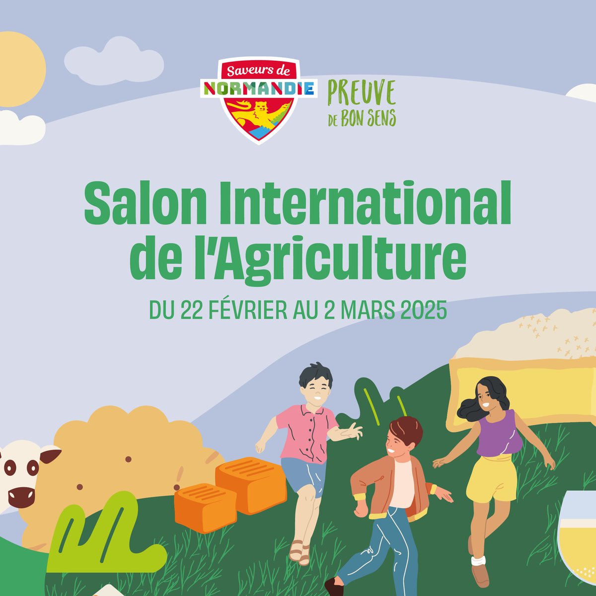 SaveursDeNdie's tweet photo. Bientôt le @Salondelagri 🌾

Du 22 février au 2 mars, notre équipe et nos producteurs seront présents pour vous partager leur savoir-faire plein de bon sens !

📍Paris Expo, Pavillon Normandie Vibes, Hall 3 stand Saveurs de Normandie (H192)

@RegionNormandie https://t.co/FOtUHDtV2a