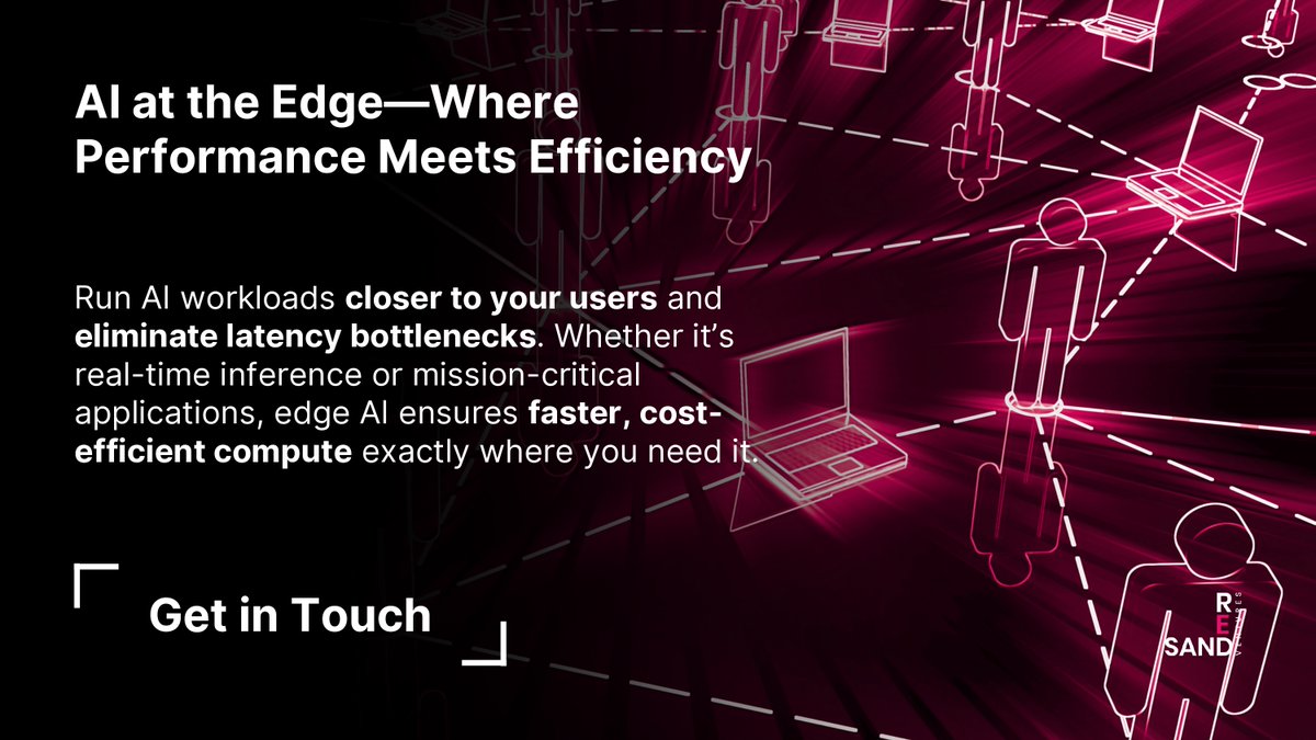Run AI workloads closer to your users + eliminate latency bottlenecks. Whether it’s real-time inference or mission-critical applications, edge AI ensures faster, cost-efficient compute.

✅ Lower latency
✅ Boost performance
✅ Reduce costs

redsandventures.io/contact