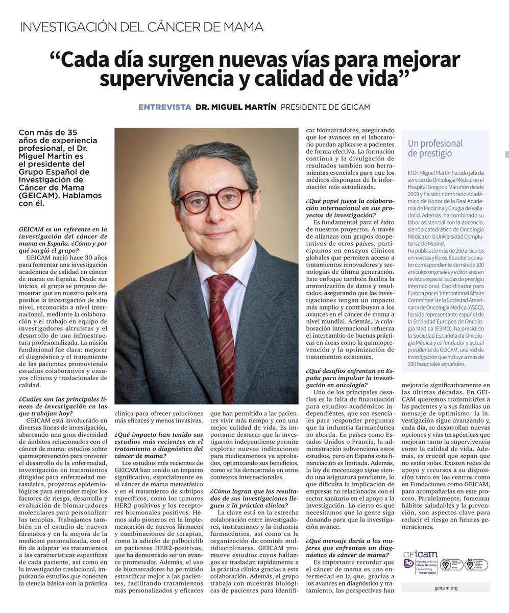 GEICAM - Cáncer de mama tweet media