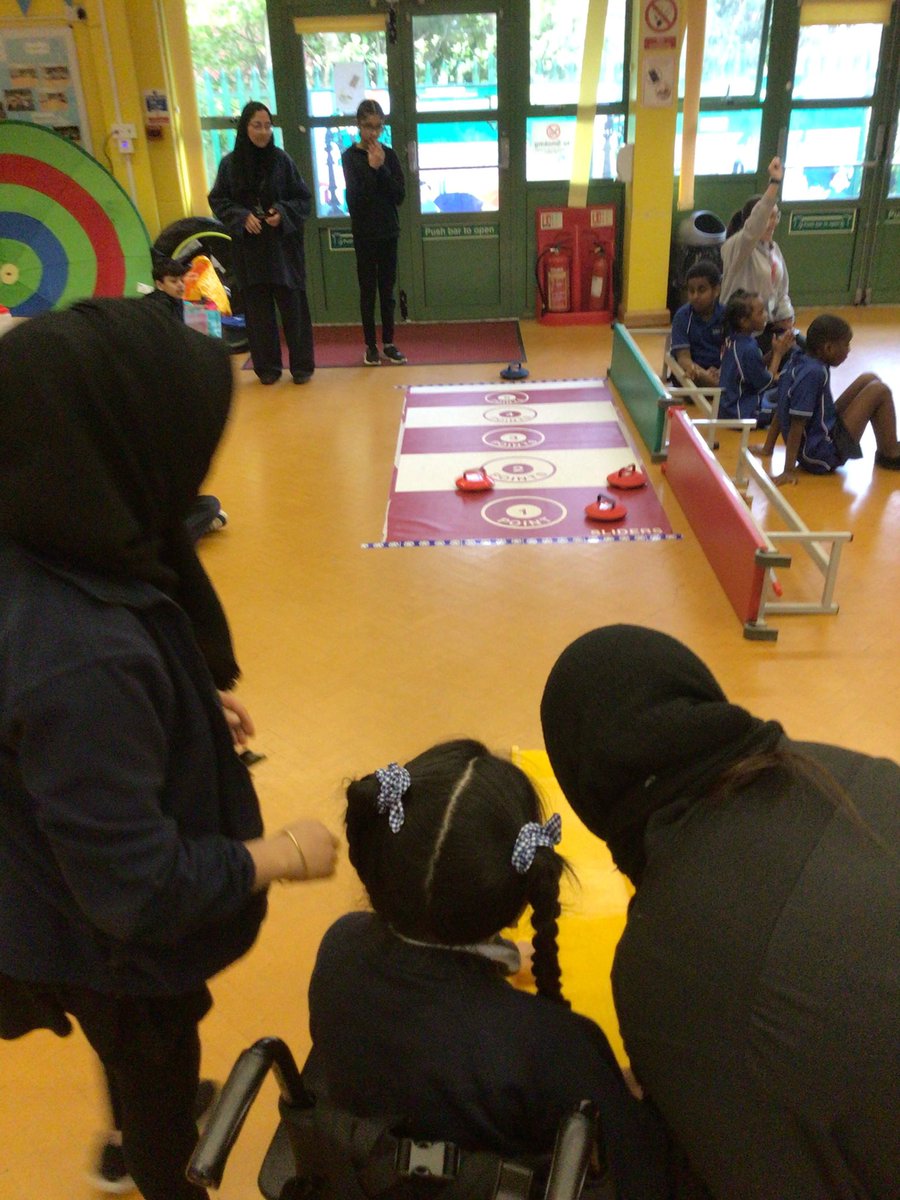 pe_valley's tweet photo. So much fun! It’s our Halliwell cluster SEND Panathlon festival. @bolton_sport @Panathlon @OfficialBWITC @TheValleyBolton @GMMoving #schoolgames https://t.co/zyY068rnv7