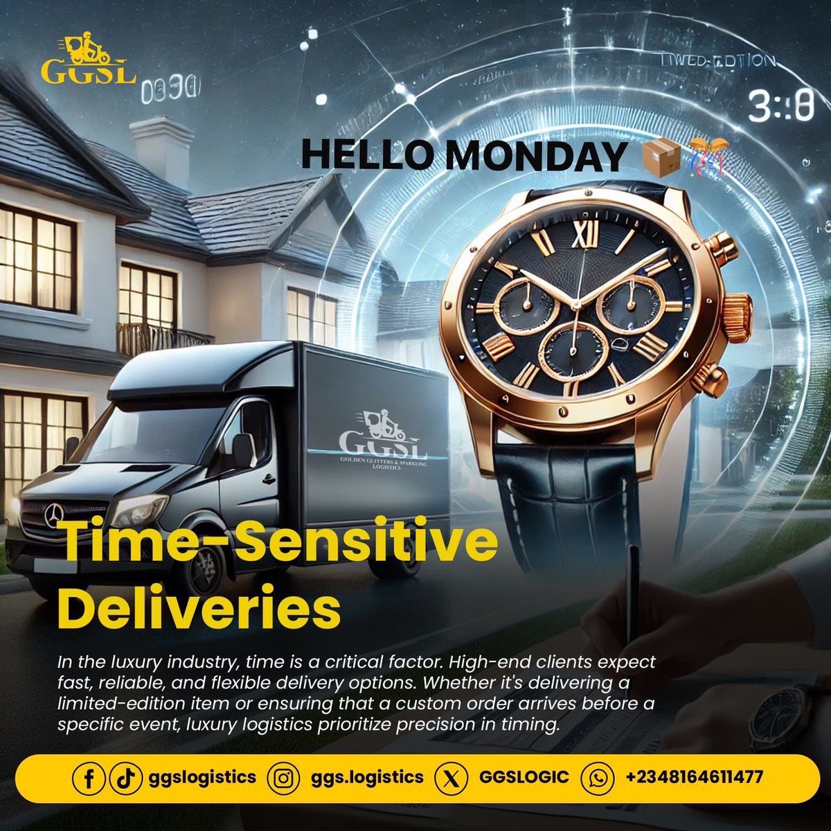 GGSLOGIC's tweet photo. Hello Monday 📦
Let talk about time ⌚️

#MondayMotivation #Drake #SuperBowl #Kendrick #Eagles #Plymouth #HappyNewWeek #HappyBirthdayTemi https://t.co/8FuDIDXlDH
