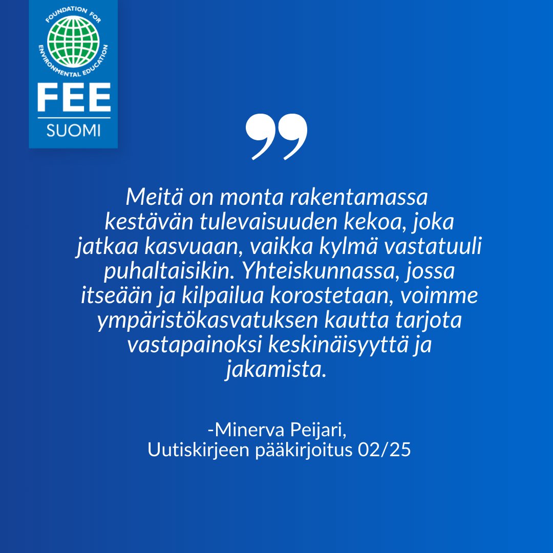🐜 Helmikuun Ajankohtaista ympäristökasvatuksessa -uutiskirje on nyt julkaistu!

👉 tinyurl.com/8979bxvb 
#ympäristökasvatus #ajankohtaista