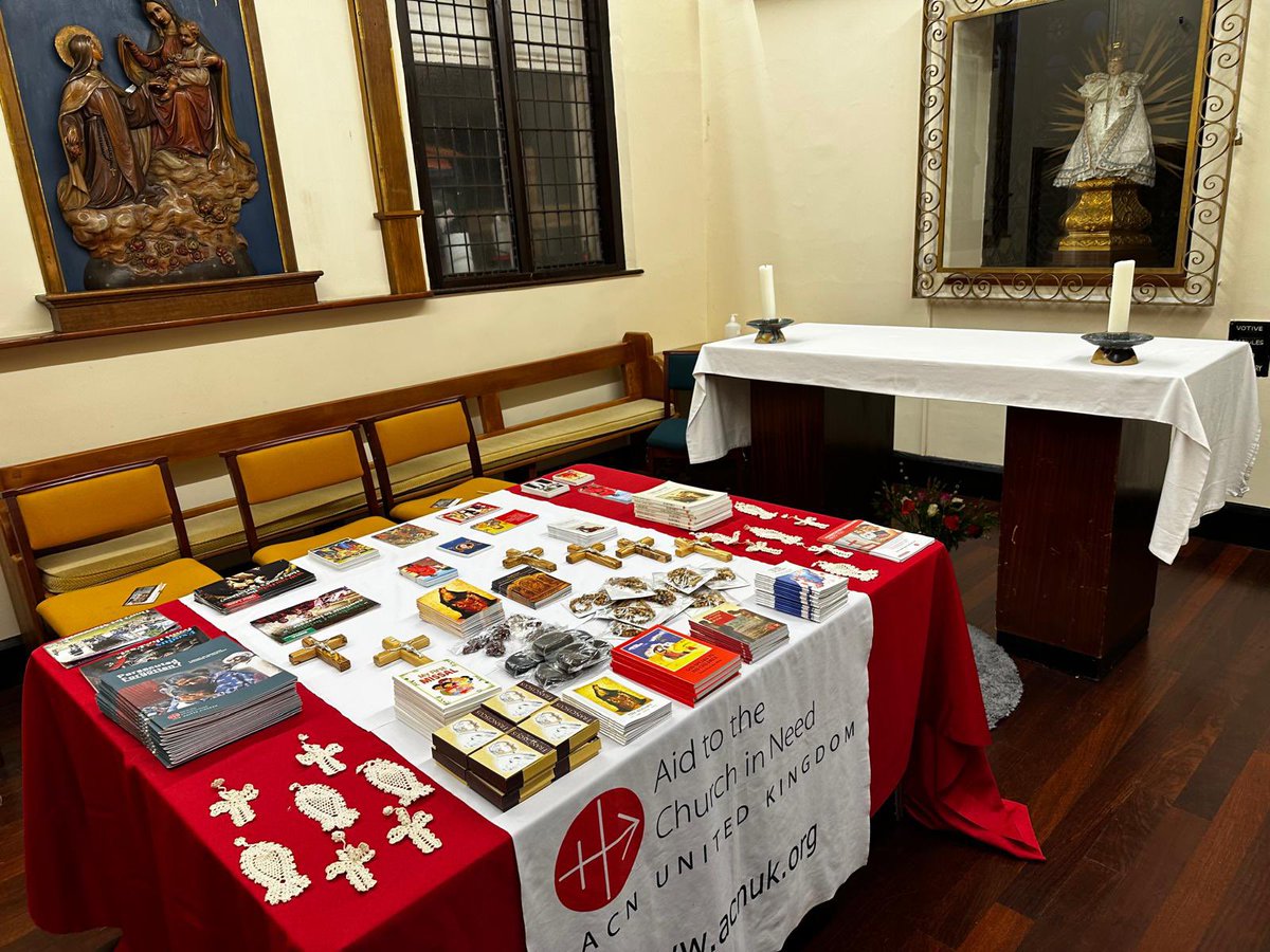 jez_acn's tweet image. Great to visit the parish of Our Lady of Mount Carmel & St Jude’s Shrine, Faversham, over the weekend for our ACN Appeal. Thank you to Fr. Kevin & the parishioners for their welcome & generosity & a special thanks to Ray D. #ACNStars @GBCarmelites @acn_uk @RC_Southwark