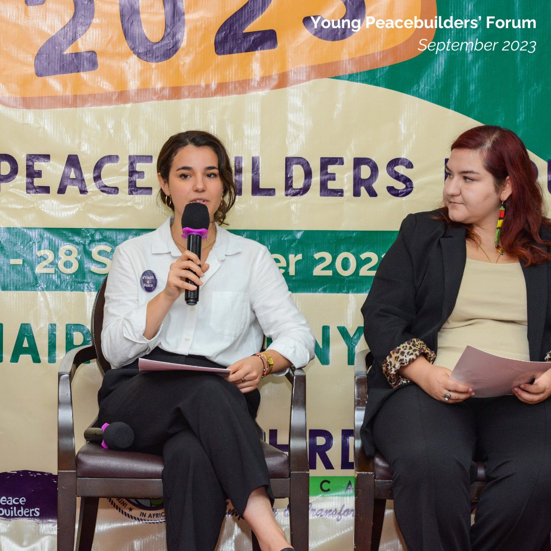 Meet our new co-director Sofia! 🎉 Since joining UNOY in 2022 she has worked in communications &amp; capacity development, managing projects &amp; uniting 100+ peacebuilders to foster youth-led peace. She'll lead the network with Giacomo, focusing on programmes &amp; global advocacy efforts.