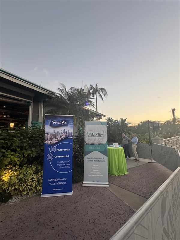 FirstCo1966's tweet photo. The First Co. team touched down in Orlando just in time to catch the Super Bowl at Margaritaville! 🏈🍹 We had a great time and are now gearing up for the AHR Expo 2025 starting TODAY! Swing by booth #6861 to check out our latest innovations and chat with our team. #AHR2025 #HVAC https://t.co/Bz85wPt17c