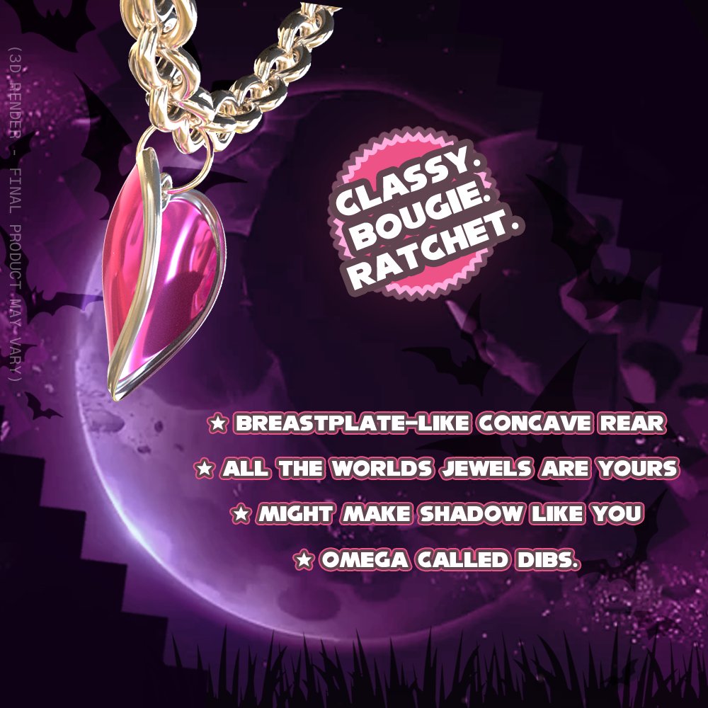 Ashinarii's tweet image. 🦇🩷PREORDERS ARE LIVE + GIVEAWAY!🩷🦇

After a fantastic reception to my first piece, I'm really happy to announce my Rouge the Bat pendant!

I've got some to giveaway, so to enter:
1) ♥️+♻️
2) Follow @Ashinarii + @inariregalia

Limited to 50pcs! - inariregalia.etsy.com