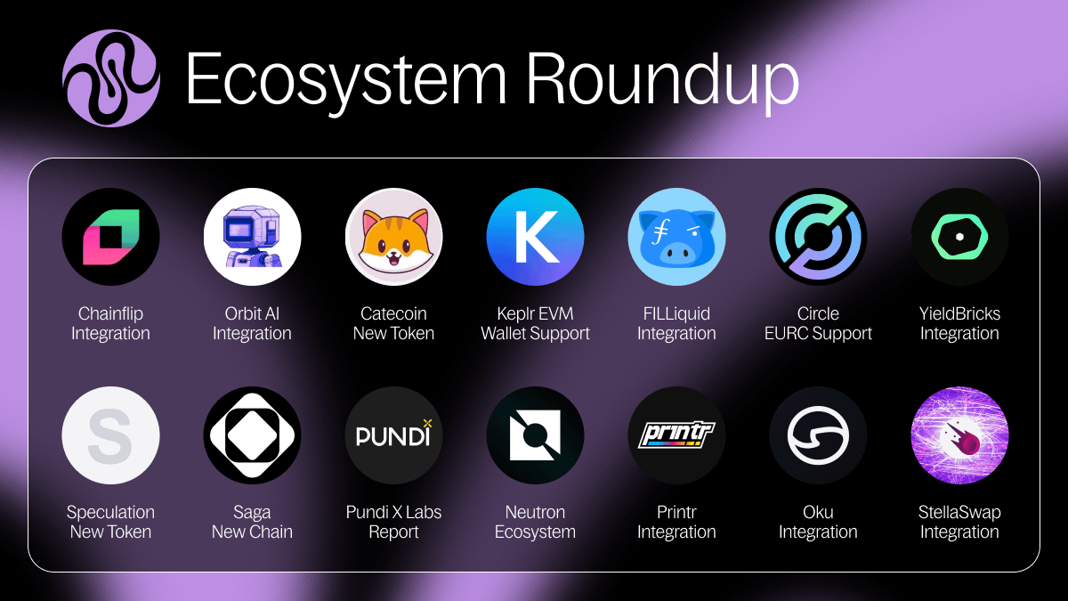 Squid's first Ecosystem Roundup of 2025 is here 💫

From memecoins to stablecoins and yield to AI, say hello to the newest protocols and chains to go cross-chain with Squid.

Explore Squid Ecosystem in 🧵