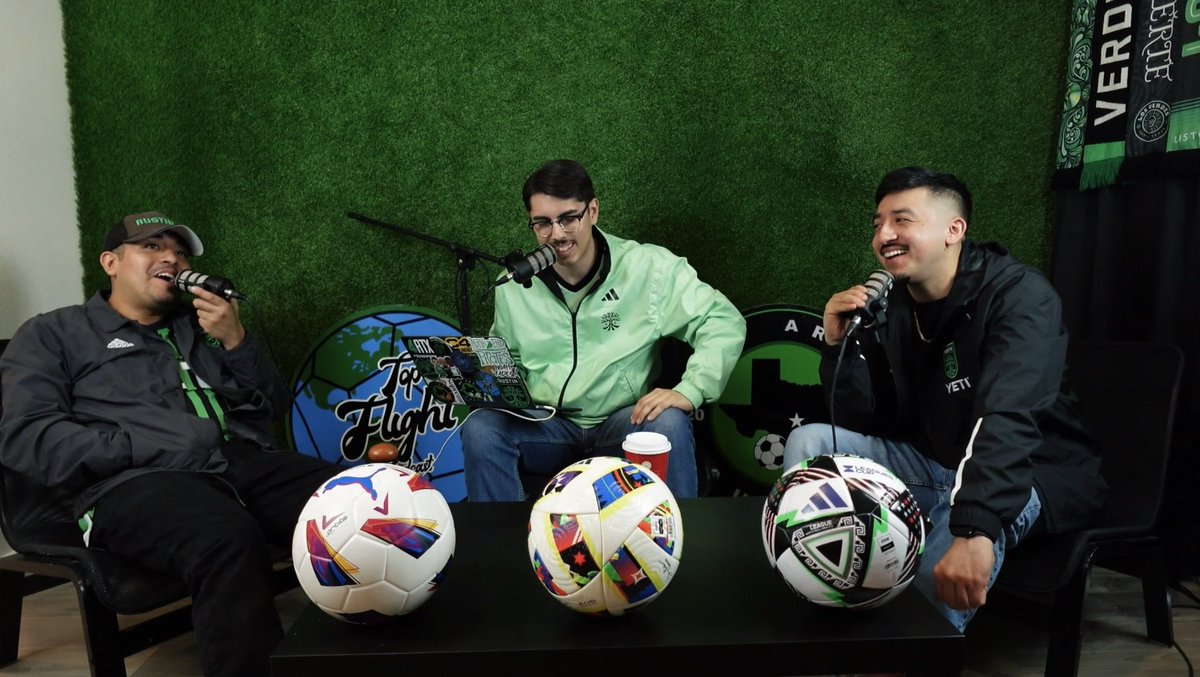WeAreAustinTV's tweet photo. NEW TOP FLIGHT EPISODE IS OUT NOW!
Episode 211 - Austin FCโs Preseason Heats Up | St. Louis Recap, Galaxy Clash & Josh Wolffโs Move
Available now on ALL Podcast Platforms! ๐ฑ๐ง
LINKS ๐โฌ๏ธ
Apple ๐ https://t.co/aQ46Q2KbqH
Spotify ๐ข https://t.co/FAqXond5E0
YouTube ๐ฅ https://t.co/p6mqg8dQNL
#AustinFC #MLS | @Topflightpod
