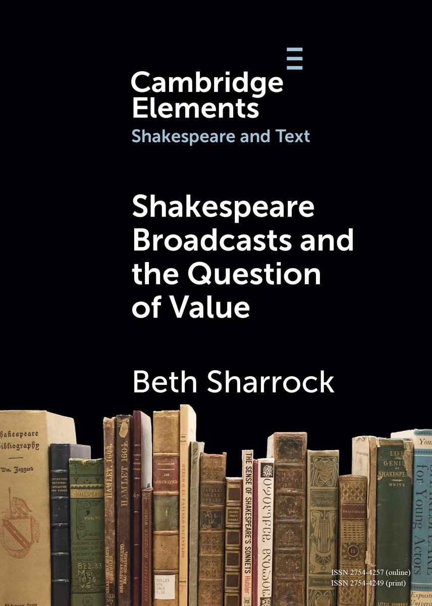 Cambridge UP - Literature & Performance (@cup_litperform) on Twitter photo New Cambridge Element Shakespeare Broadcasts and the Question of Value by <a href="/mirthnomatter/">Beth Sharrock</a> is now free to read for 2 weeks!
cup.org/4hvqnt5
#cambridgeelements #literature New Cambridge Element Shakespeare Broadcasts and the Question of Value by <a href="/mirthnomatter/">Beth Sharrock</a> is now free to read for 2 weeks!
cup.org/4hvqnt5
#cambridgeelements #literature
