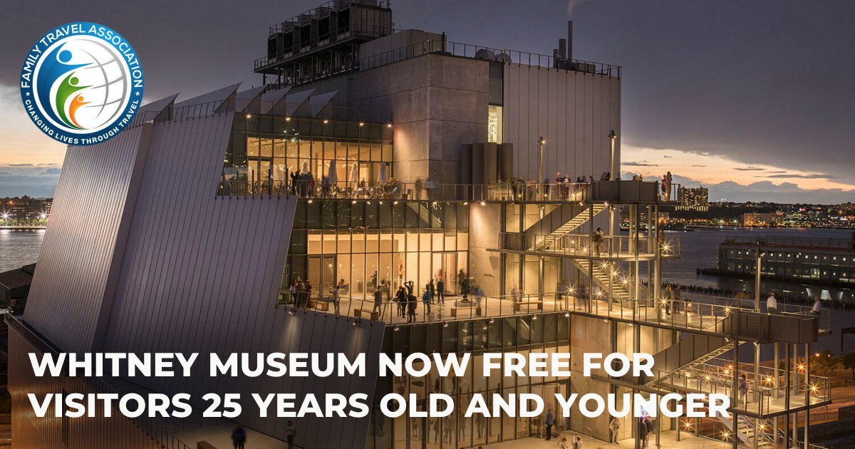 Thanks to a $2 million donation from artist Julie Mehretu, the <a href="/whitneymuseum/">Whitney Museum</a> plans to offer free admission to anyone 25 years old and under, making the experience that much more accessible and affordable for families and young adults! buff.ly/3PNXJHt #MuseumVisit