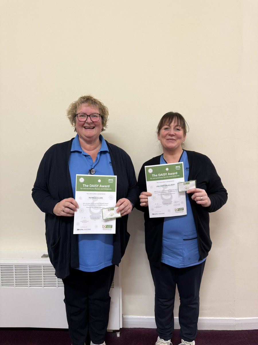 Corrine Lackie (@corrine2006) on Twitter photo 🌼 An emotional Daisy award for these fabulous community mental health nurses.. Trish and Lisa.. recognition for the amazing work that you do every day 🤎 🌼 <a href="/NHSGrampian/">NHS Grampian</a> <a href="/WellsJulia1/">Julia Wells</a> 🌼 An emotional Daisy award for these fabulous community mental health nurses.. Trish and Lisa.. recognition for the amazing work that you do every day 🤎 🌼 <a href="/NHSGrampian/">NHS Grampian</a> <a href="/WellsJulia1/">Julia Wells</a>