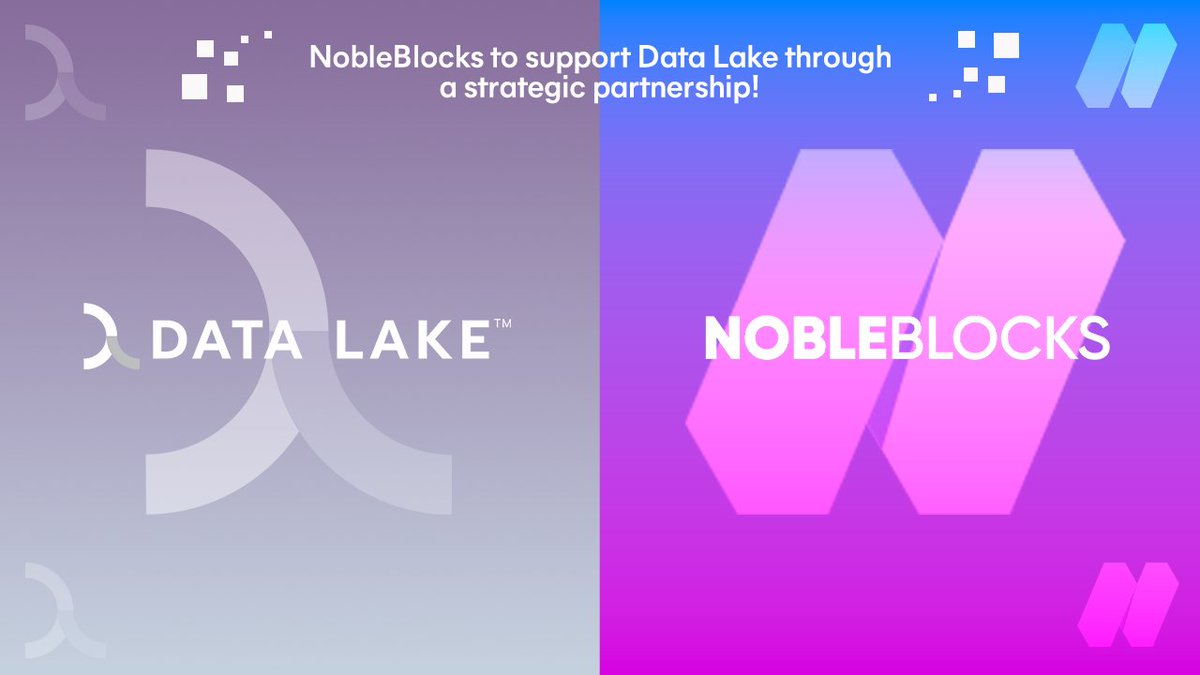 DataLakeToken's tweet image. It’s official! 📝

The decentralized publishing platform @nobleblocks and Data Lake are entering into a strategic partnership. 🤝

Together, working at the frontier of DeSci, we will explore how we can decentralize research publishing! 📰