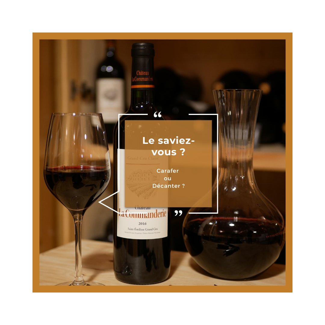 🇫🇷 {CARAFER OU DÉCANTER ?}
👉 Carafer : Idéal pour aérer les vins plus ou moins jeunes et réveiller leurs arômes. Parfait pour les jeunes vins qui ont besoin d'être aérés !
👉 Décanter : utilisé pour séparer les dépôts dans les vins plus évolués tout en conservant leurs arômes !