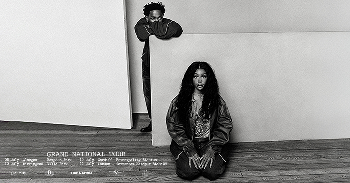 NEW >> <a href="/kendricklamar/">Kendrick Lamar</a> and <a href="/sza/">SZA</a> will bring the Grand National Tour to Glasgow’s <a href="/HampdenPark/">Barclays Hampden</a>, Birmingham’s Villa Park, Cardiff’s <a href="/principalitysta/">Principality Stadium</a> and London’s <a href="/SpursStadium/">Tottenham Hotspur Stadium</a> in July 🔥
 
Get tickets in our #METpresale on Thursday 13th February at 9am 👉 metropolism.uk/uoyK50UWPls