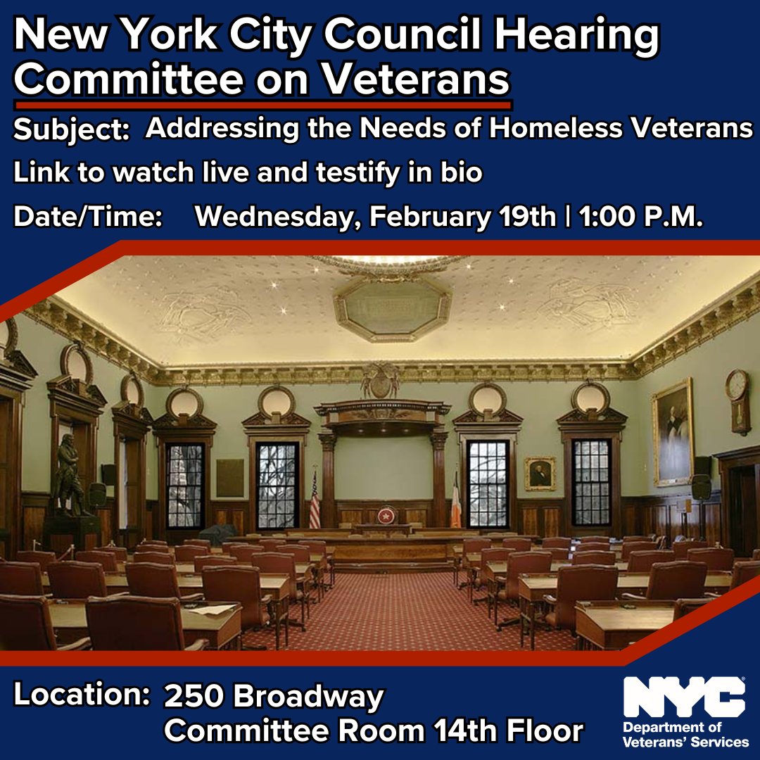 NYC Department of Veterans' Services tweet media