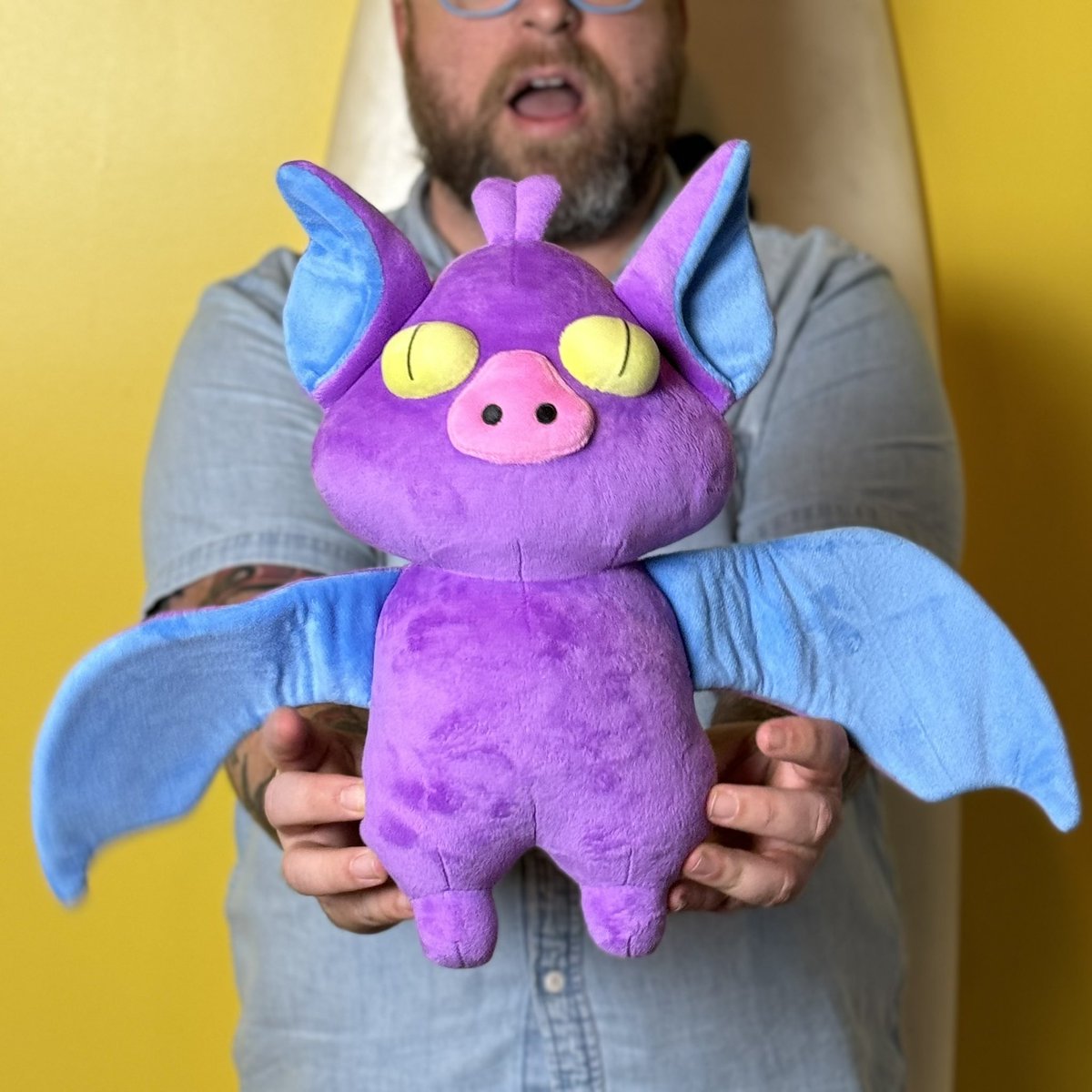 🦇🤙KICKSTARTER TEASE 1🤙🦇
Our Slug the Bat Tier includes our Limited Edition Slug plushie and a ton of other rad rewards!

We are so stoked to launch on <a href="/kickstarter/">Kickstarter</a> this Thursday!