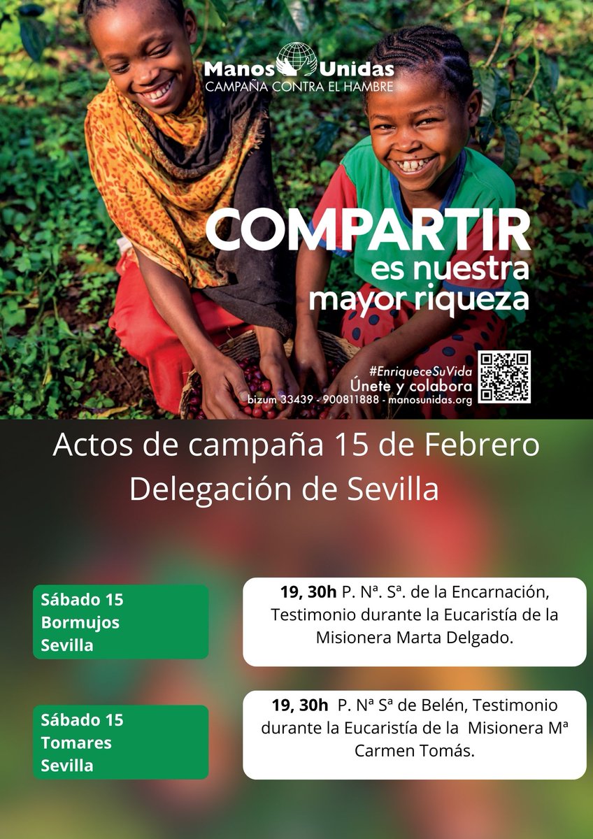 Manos Unidas Sevilla (@manosunidassev) on Twitter photo 