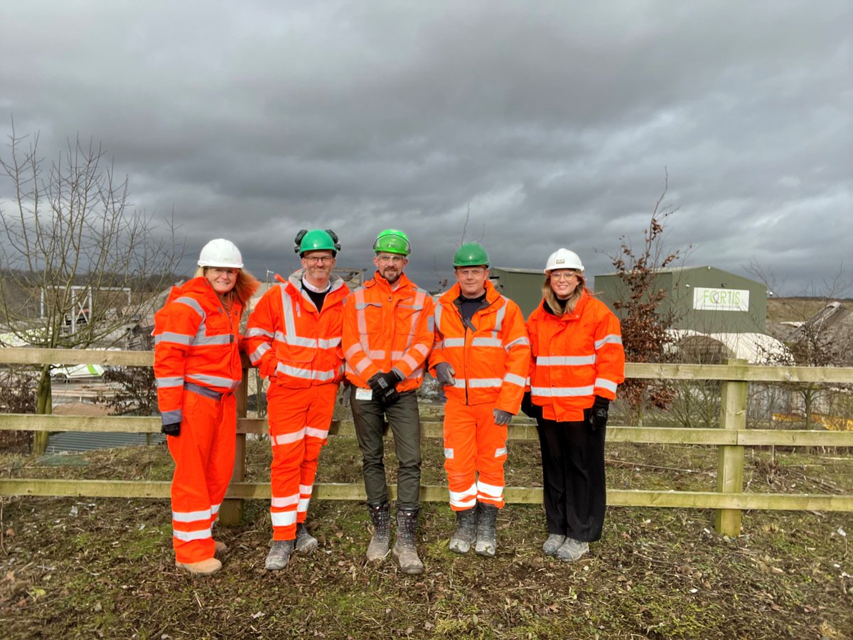 Last week, we were pleased to welcome some of the <a href="/JCBmachines/">JCB</a> marketing team to our A303 IBA Processing Facility to have a look around the site.  Thank you for visiting!