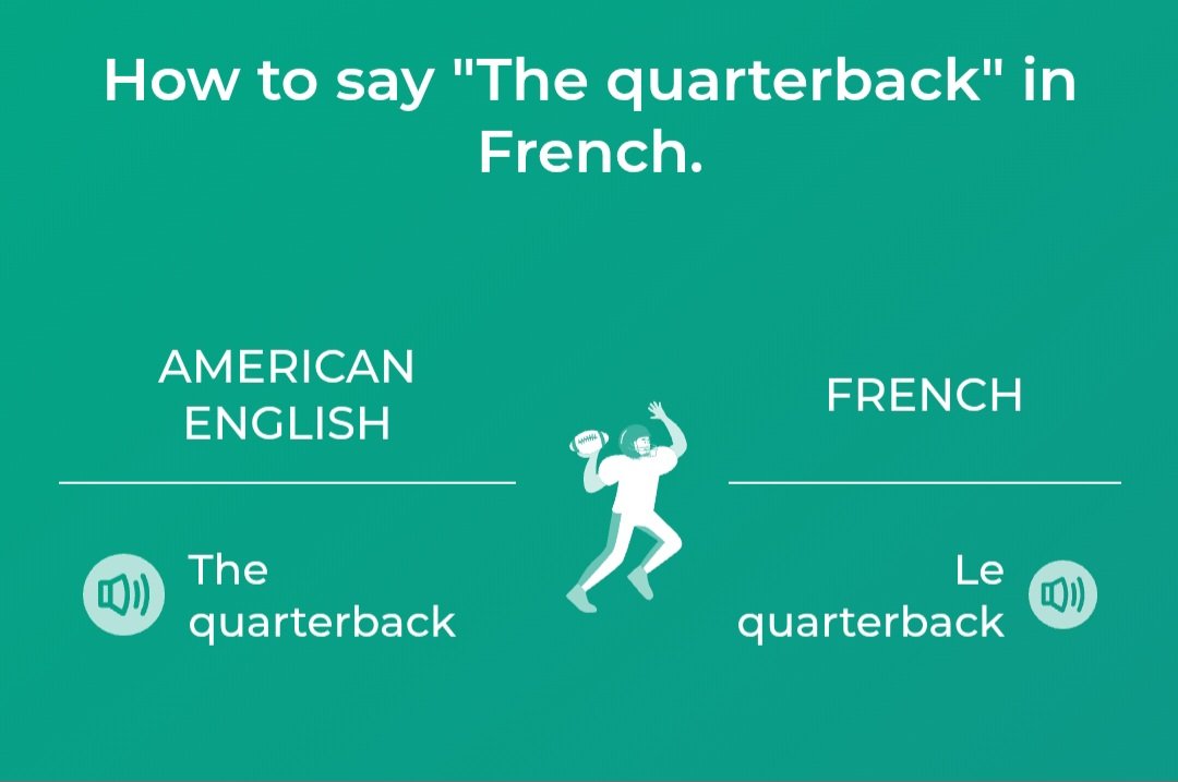 #langtwt Tried practicing French by writing a recap of the Super Bowl but instead spent a collective hour looking up how say punt touchdown rush pass runningback quarterback and everything else. 

And guess what
