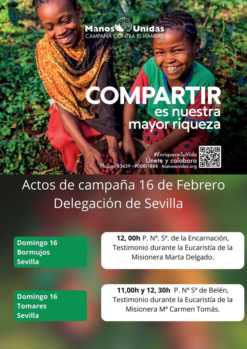 Manos Unidas Sevilla (@manosunidassev) on Twitter photo 