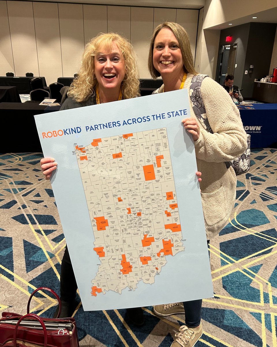 robokind's tweet image. We’re so excited to see all of our Indiana friends this week at ICASE in Plainsville!

Who’s joining us at ICASE? Let us know in the comments!

#RoboKind #ICASE2025 #SpecialEducation #InnovationInEducation #TeacherChampions