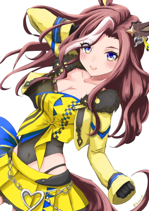 デアリングハートさん…ウエストほっっそ!!#デアリングハート #ウマ娘 