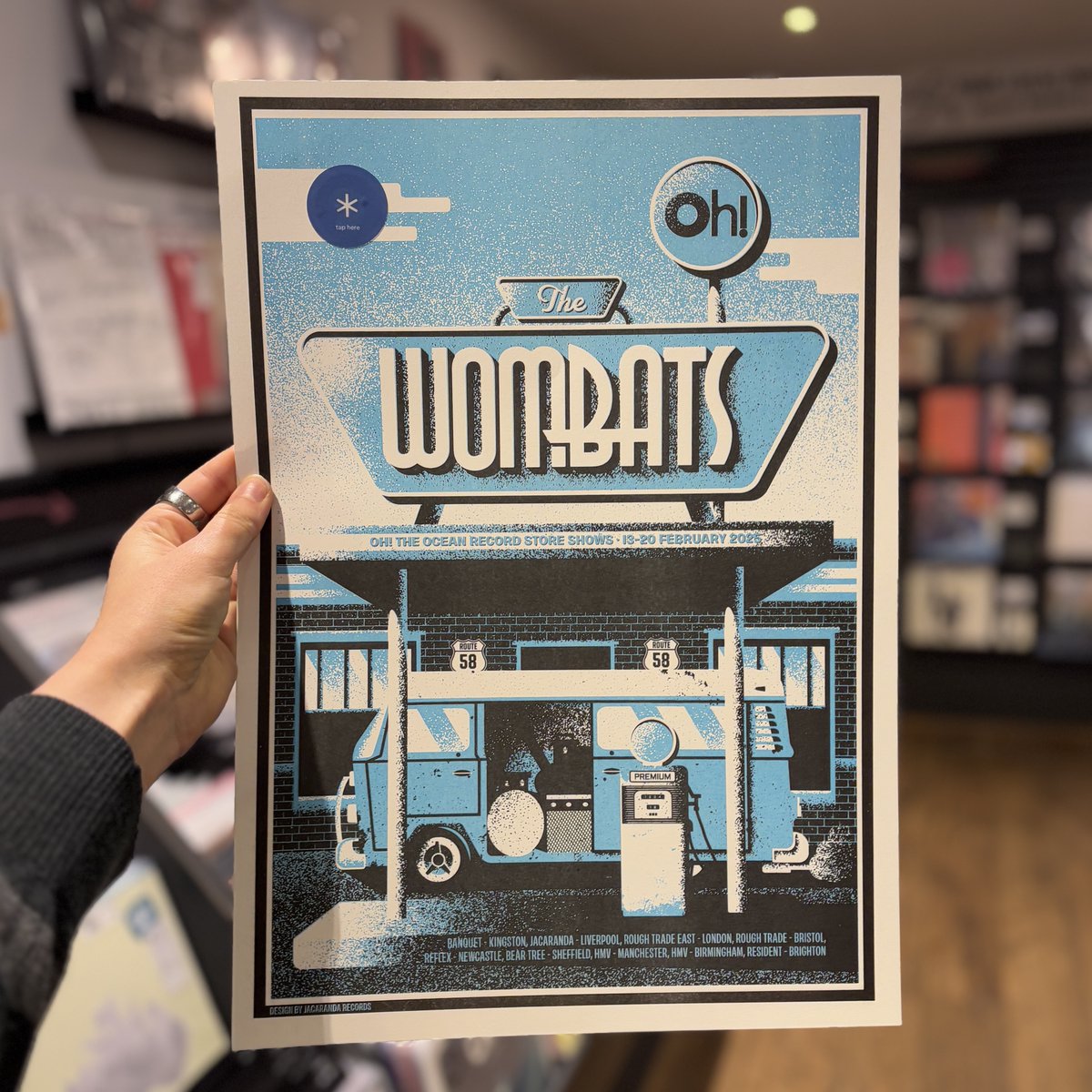 resident (@residentmusic) on Twitter photo Coming to one of our sold-out <a href="/thewombats/">The WOMBATS</a> shows?
Preorder yourself one of these eco-friendly risograph A3 posters: resident-music.com/productdetails…
Tap the sticker on the poster for access to a digital download of 'Oh! The Ocean' + 3 x Ocean-themed covers 🌊
Design by <a href="/jacrecordstore/">Jacaranda Record Store</a> Coming to one of our sold-out <a href="/thewombats/">The WOMBATS</a> shows?
Preorder yourself one of these eco-friendly risograph A3 posters: resident-music.com/productdetails…
Tap the sticker on the poster for access to a digital download of 'Oh! The Ocean' + 3 x Ocean-themed covers 🌊
Design by <a href="/jacrecordstore/">Jacaranda Record Store</a>