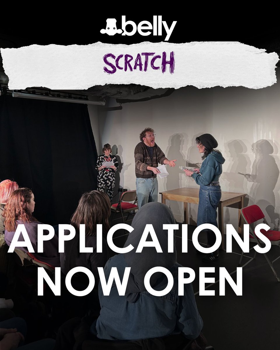 Applications are officially open for the next Belly Scratch! 

We’re providing a safe space for theatre-makers with the opportunity for free rehearsal space and constructive feedback.

APPLY NOW: underbellyboulevard.com/belly-scratch/