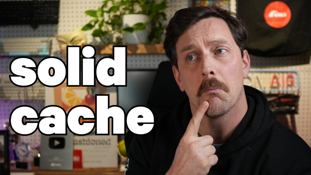 rails's tweet photo. Rails 8's #SolidCache uses affordable NVMe drives for caching, offering much more storage than RAM at a lower cost. In this episode of Rails 8 Unpacked, @typecraft_dev demonstrates how Solid Cache speeds up a Rails app, cuts infrastructure costs, eliminates the need for Redis, and enhances performance: https://t.co/FlEB333WK6
